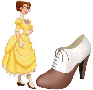 Disney princess store high heel shoes