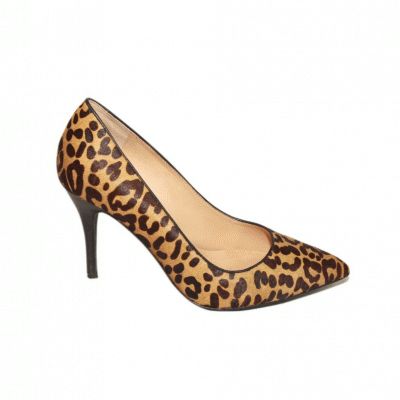 Charlotte Leopard Print Court Shoes