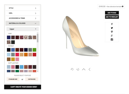 Customize your own sales heels